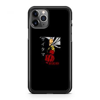 One Punch Man Retro Saitama iPhone 11 Case iPhone 11 Pro Case iPhone 11 Pro Max Case