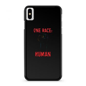 One Punch One Race Human Race iPhone X Case iPhone XS Case iPhone XR Case iPhone XS Max Case