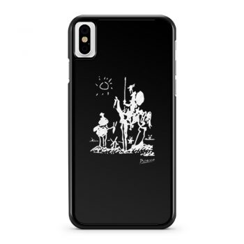 Pablo Picasso Don Quixote of La Mancha 1955 iPhone X Case iPhone XS Case iPhone XR Case iPhone XS Max Case