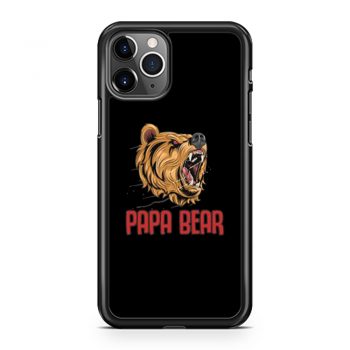 Papa Bear Honey BearGift For Dad Daddy iPhone 11 Case iPhone 11 Pro Case iPhone 11 Pro Max Case