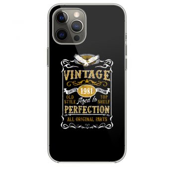 Personalised Made in 1981 Vintage iPhone 12 Case iPhone 12 Pro Case iPhone 12 Mini iPhone 12 Pro Max Case