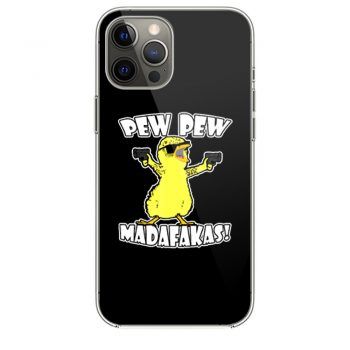 Pew Pew Madafakas Crazy Chick Funny Graphic iPhone 12 Case iPhone 12 Pro Case iPhone 12 Mini iPhone 12 Pro Max Case