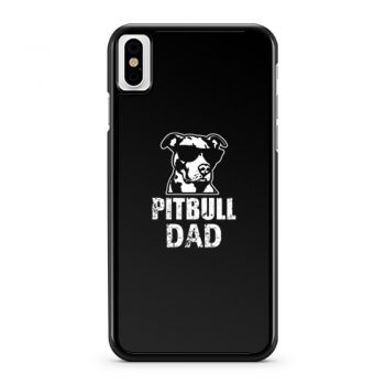Pitbull Dad iPhone X Case iPhone XS Case iPhone XR Case iPhone XS Max Case