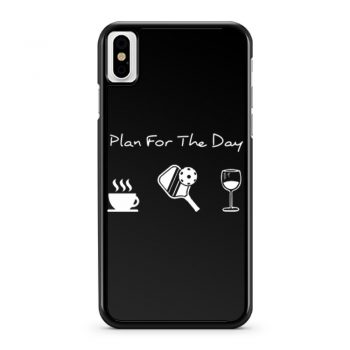 Plan For The Day Coffee Pickleball Beer iPhone X Case iPhone XS Case iPhone XR Case iPhone XS Max Case