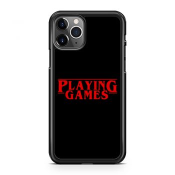 Playing Games Stranger Things iPhone 11 Case iPhone 11 Pro Case iPhone 11 Pro Max Case