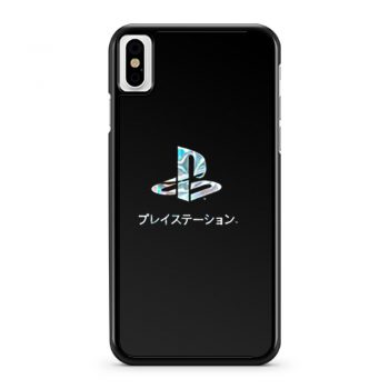 Playstation Japan Text Retro iPhone X Case iPhone XS Case iPhone XR Case iPhone XS Max Case