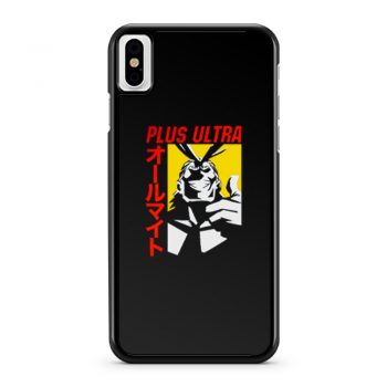 Plus Ultra All Might My Hero Academia iPhone X Case iPhone XS Case iPhone XR Case iPhone XS Max Case