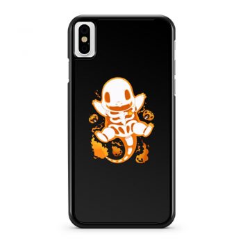 Pokemon Charmander Skeleton iPhone X Case iPhone XS Case iPhone XR Case iPhone XS Max Case