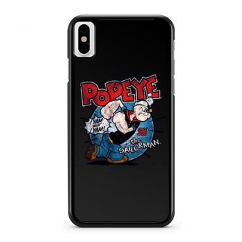 Popeye The Sailorman Classic Cartoon iPhone X Case iPhone XS Case iPhone XR Case iPhone XS Max Case
