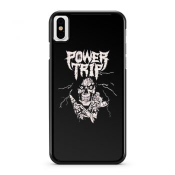 Power Trip metal iPhone X Case iPhone XS Case iPhone XR Case iPhone XS Max Case