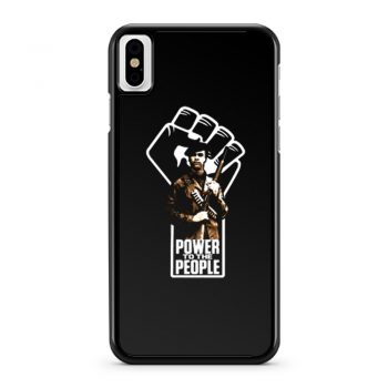 Power to The People Huey P Newton iPhone X Case iPhone XS Case iPhone XR Case iPhone XS Max Case