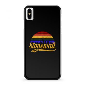 Pride Lgbtq Tee Stonewall 1969 Where Pride Began iPhone X Case iPhone XS Case iPhone XR Case iPhone XS Max Case