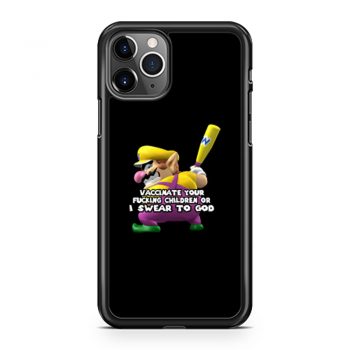 Pro Vaccination Mario Baseball iPhone 11 Case iPhone 11 Pro Case iPhone 11 Pro Max Case