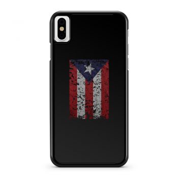 Puerto Rico Rican Beisbol Futbol Flag iPhone X Case iPhone XS Case iPhone XR Case iPhone XS Max Case