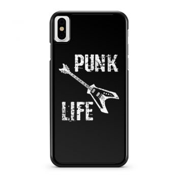 Punk Life Rocker iPhone X Case iPhone XS Case iPhone XR Case iPhone XS Max Case