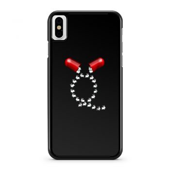 Qanon Follow The White Rabbit Red Pill The Q Anon Pilled iPhone X Case iPhone XS Case iPhone XR Case iPhone XS Max Case