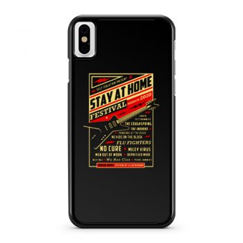 Quarantine Social Distancing Stay Home Festival 2020 iPhone X Case iPhone XS Case iPhone XR Case iPhone XS Max Case
