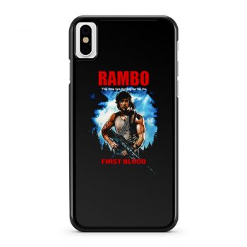 RAMBO FIRST BLOOD iPhone X Case iPhone XS Case iPhone XR Case iPhone XS Max Case
