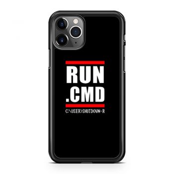RUN CMD Computer Programmer iPhone 11 Case iPhone 11 Pro Case iPhone 11 Pro Max Case