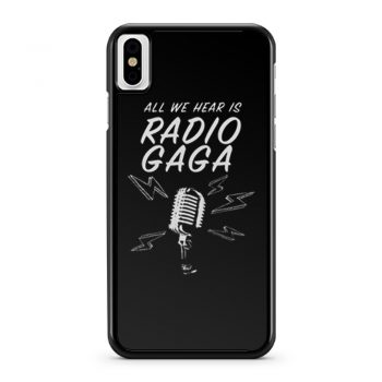 Radio gaga Queens band iPhone X Case iPhone XS Case iPhone XR Case iPhone XS Max Case