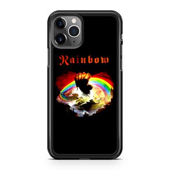 Rainbow Rising Hand Album Clouds Rock Roll Music Heavy Metal iPhone 11 Case iPhone 11 Pro Case iPhone 11 Pro Max Case