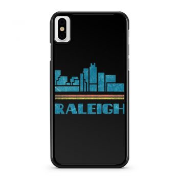 Raleigh City North Carolina Nc Skyline iPhone X Case iPhone XS Case iPhone XR Case iPhone XS Max Case