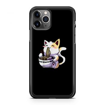 Ramen Cat Shirt Kawaii Anime Japanese Noodle Cat Lovers Funny iPhone 11 Case iPhone 11 Pro Case iPhone 11 Pro Max Case
