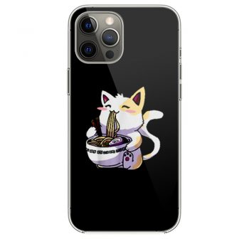 Ramen Cat Shirt Kawaii Anime Japanese Noodle Cat Lovers Funny iPhone 12 Case iPhone 12 Pro Case iPhone 12 Mini iPhone 12 Pro Max Case