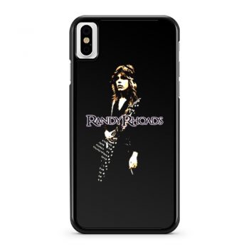 Randy Rhoads Hard Rock Guitarist iPhone X Case iPhone XS Case iPhone XR Case iPhone XS Max Case