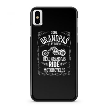 Real Grandpas Ride Motorcycle iPhone X Case iPhone XS Case iPhone XR Case iPhone XS Max Case