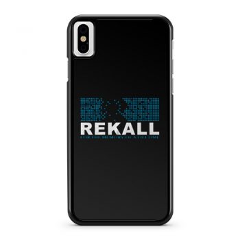 Rekall Music iPhone X Case iPhone XS Case iPhone XR Case iPhone XS Max Case