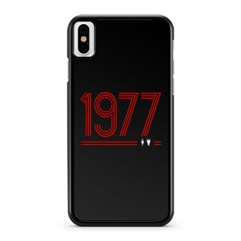 Retro 1977 Red iPhone X Case iPhone XS Case iPhone XR Case iPhone XS Max Case