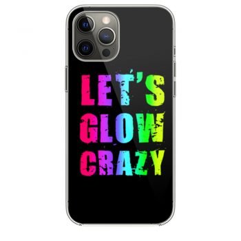 Retro Colorful Party Outfit Lets Glow Crazy iPhone 12 Case iPhone 12 Pro Case iPhone 12 Mini iPhone 12 Pro Max Case