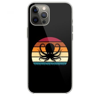 Retro Vintage Octopus Animal Lover iPhone 12 Case iPhone 12 Pro Case iPhone 12 Mini iPhone 12 Pro Max Case