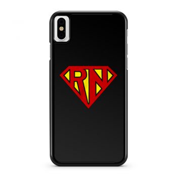 Rn Parody Super Hero iPhone X Case iPhone XS Case iPhone XR Case iPhone XS Max Case