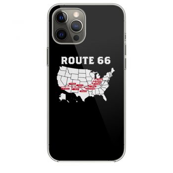 Route 66 Map iPhone 12 Case iPhone 12 Pro Case iPhone 12 Mini iPhone 12 Pro Max Case