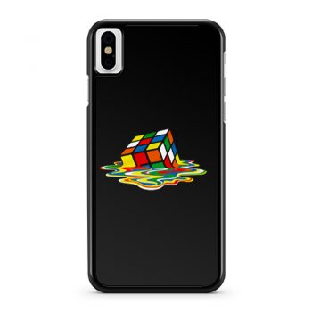 Rubicks Cube Melting Sheldon Coopers iPhone X Case iPhone XS Case iPhone XR Case iPhone XS Max Case