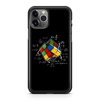 Rubik Cube Retro Vintage Colorful Cube Game Math iPhone 11 Case iPhone 11 Pro Case iPhone 11 Pro Max Case