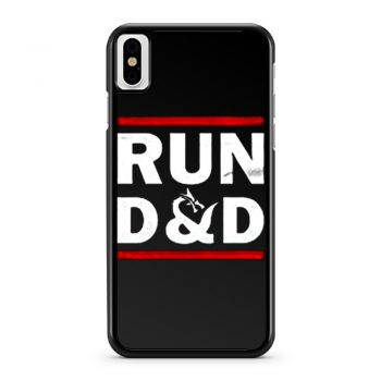 Run D And D Funny Board Game iPhone X Case iPhone XS Case iPhone XR Case iPhone XS Max Case