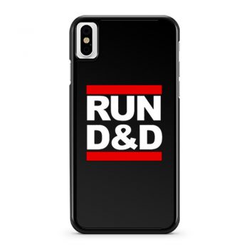 Run DD dungeons and dragons iPhone X Case iPhone XS Case iPhone XR Case iPhone XS Max Case