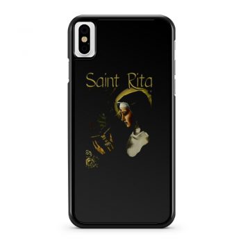 SAINT RITA Catholic iPhone X Case iPhone XS Case iPhone XR Case iPhone XS Max Case