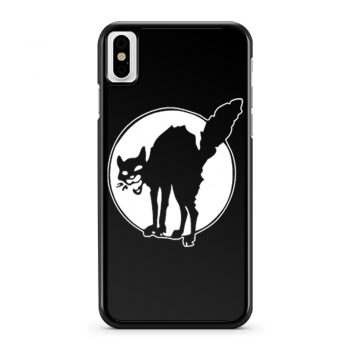 Sabotage Black Cat Angry iPhone X Case iPhone XS Case iPhone XR Case iPhone XS Max Case