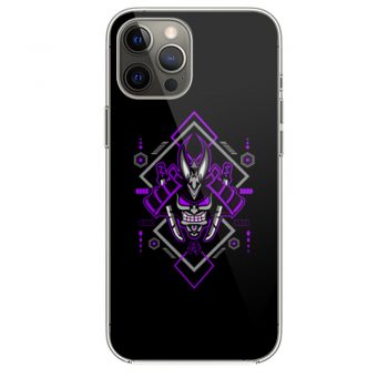 Samurai with Geometric Elements iPhone 12 Case iPhone 12 Pro Case iPhone 12 Mini iPhone 12 Pro Max Case