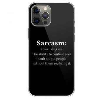 Sarcasm Definition iPhone 12 Case iPhone 12 Pro Case iPhone 12 Mini iPhone 12 Pro Max Case