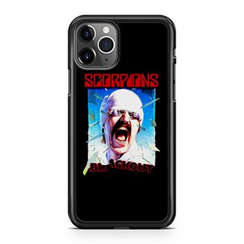 Scorpions Blackout iPhone 11 Case iPhone 11 Pro Case iPhone 11 Pro Max Case