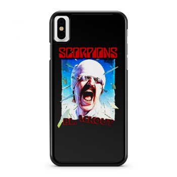 Scorpions Blackout iPhone X Case iPhone XS Case iPhone XR Case iPhone XS Max Case