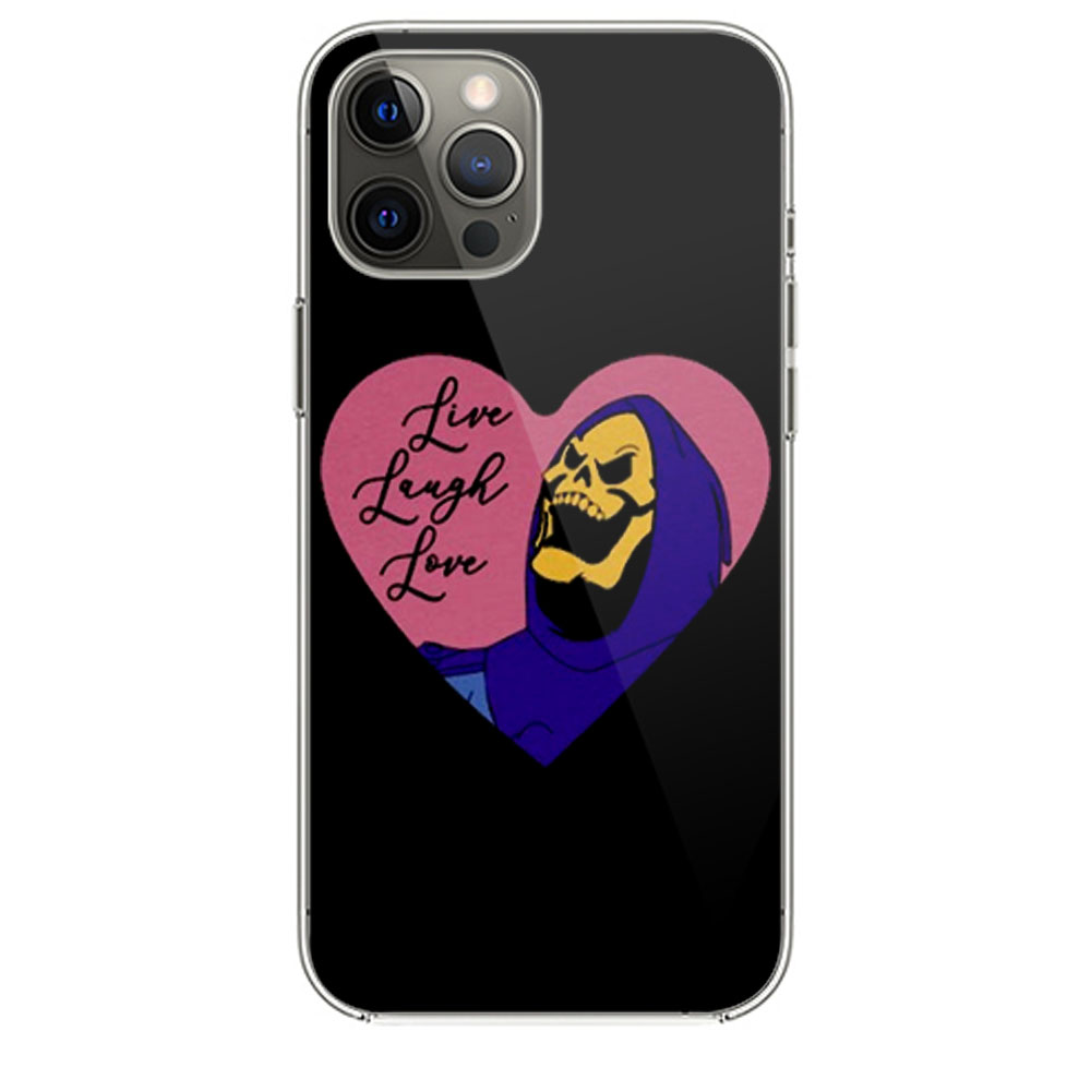 Skeletor live laugh love iPhone 12 Case iPhone 12 Pro Case iPhone 12 Mini  iPhone 12 Pro Max Case - Quotysee.com