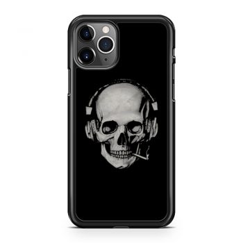 Smoking Skull iPhone 11 Case iPhone 11 Pro Case iPhone 11 Pro Max Case