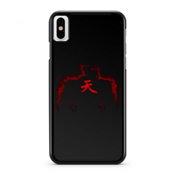 Street Fighter Akuma Fighting Ryu Ken Jump iPhone X Case iPhone XS Case iPhone XR Case iPhone XS Max Case