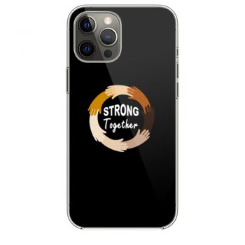 Strong Together All Lives Matter Funny Hands Graphic iPhone 12 Case iPhone 12 Pro Case iPhone 12 Mini iPhone 12 Pro Max Case